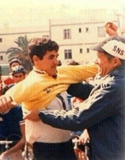 1983 Lagab Zoubir du MCA Maillot Jaune au Tour de l'Est d'Algérie