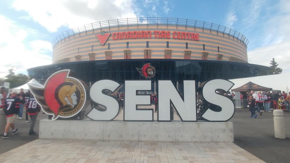 Philadelphia Flyers versus Ottawa Senators at Canadian Tire Centre on Octobre 14th 2023