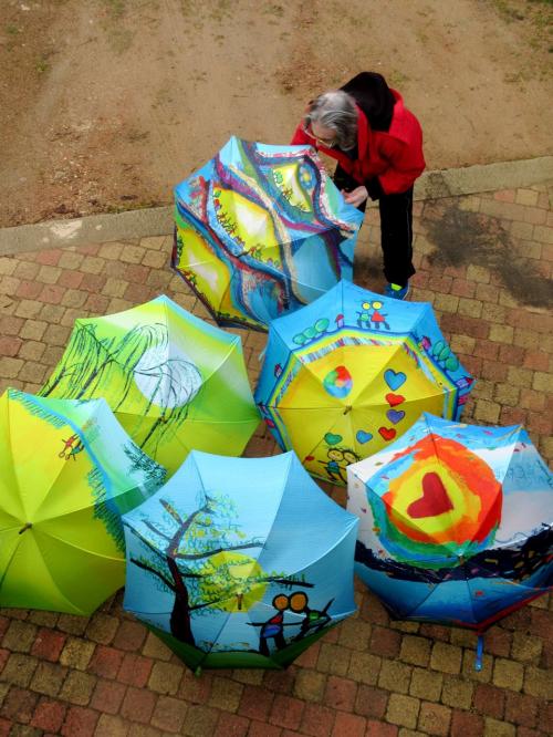 Installations de p'art à pluie contemporains ! 