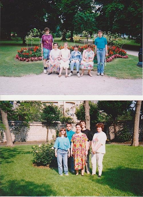 Photo 1991 à l'Institut des Jeunes Aveugles de Paris
