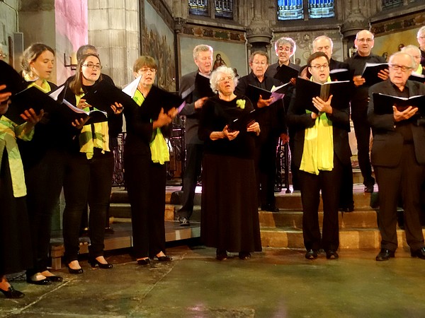 Le Choeur de Haute Côte d'Or s'est produit à l'église Saint-Nicolas de Châtillon sur Seine...