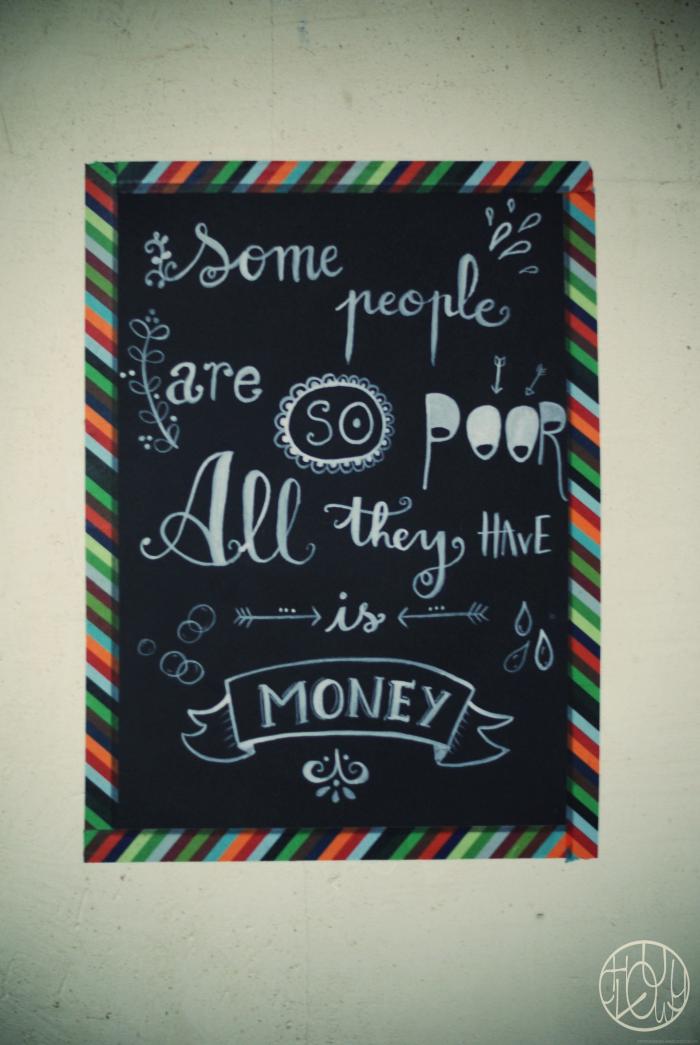 Un proverbe en affiche