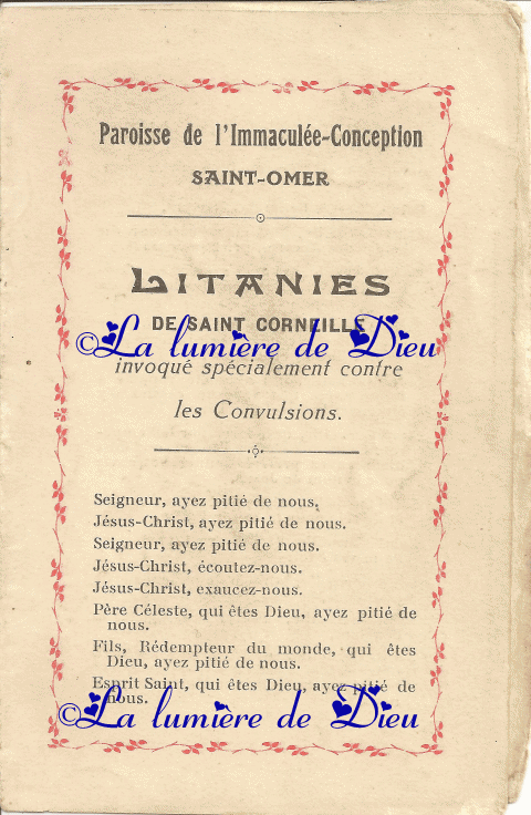 Litanies de Saint Corneille