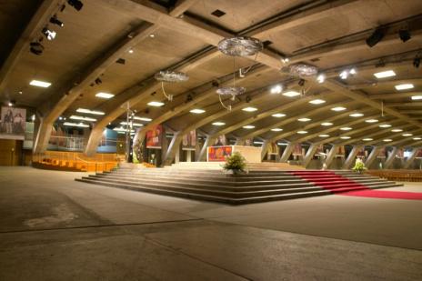 Lourdes : La basilique Saint-Pie X