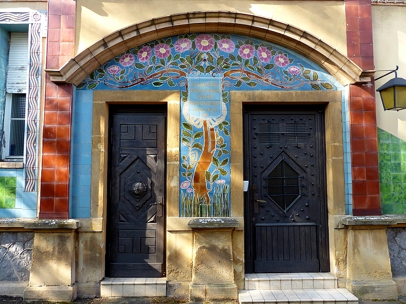 L'immeuble Villeroy & Boch rue Charles Pêtre à Metz...