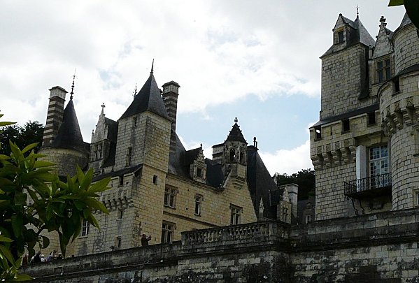 château d'Ussé vu des jardins