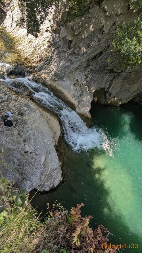 une cascade à Sospel 