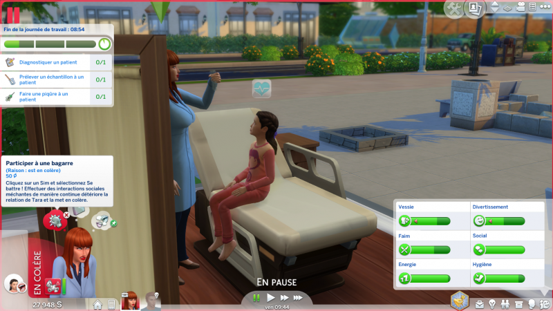 Journées à l'hôpital...