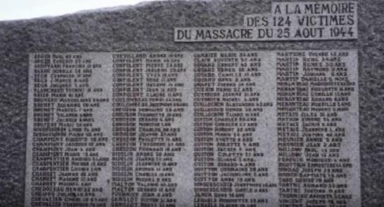 Un trauma : la tuerie SS de Maillé (Indre-et-Loire) !