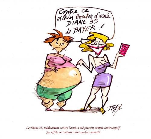 4 décès liés au Diane 35, acné, contraceptif Bayer