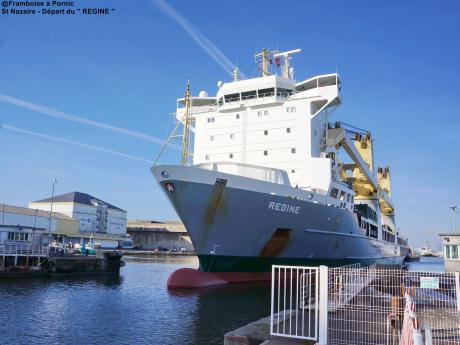Saint Nazaire départ du navire REGINE
