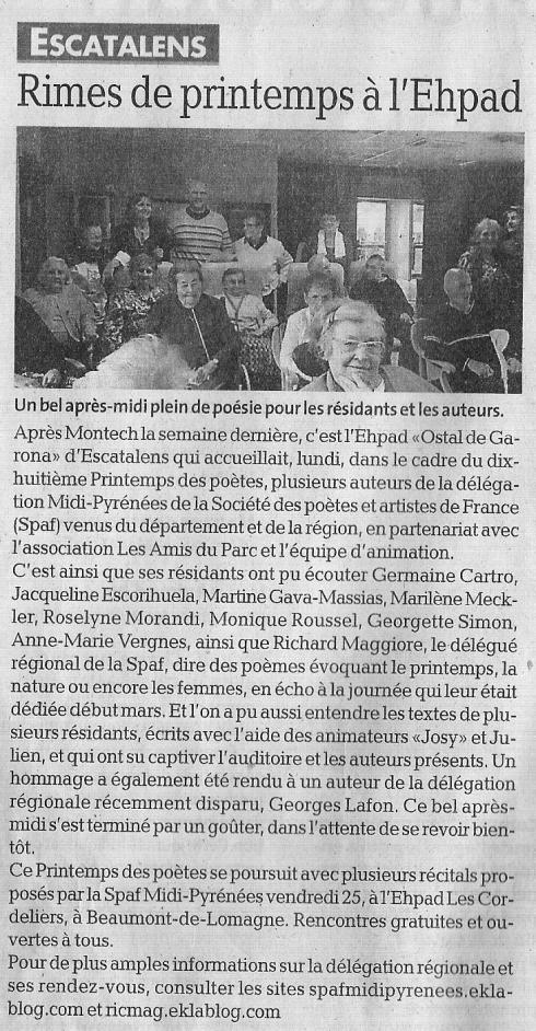 FEUILLES PRINTANIÈRES