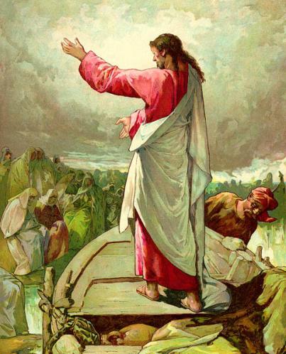 02 Jesus Teaching the Masses - Artist Unknown