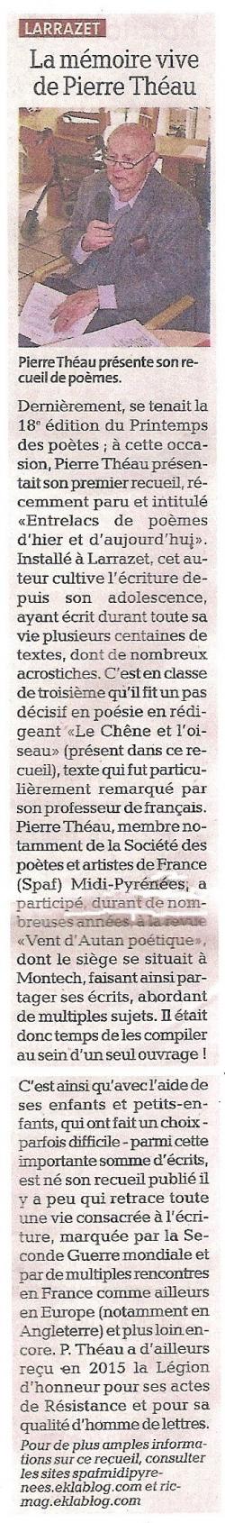 UN RECUEIL DE P. THEAU