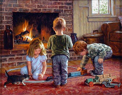 Jeux d'enfants d'avant