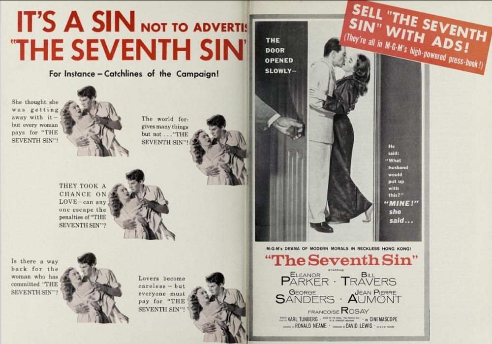 BTHE SEVENTH SIN box office USA 1957
