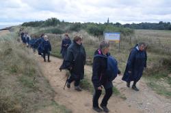 La randonnée du 8 septembre à Courseulles