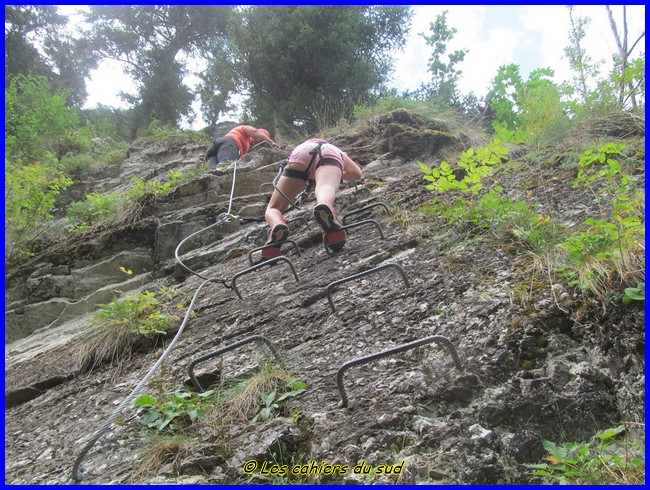 Via ferrata au rocher d'Arthouze
