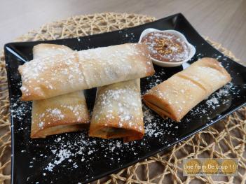 Nems chocolat coco banane