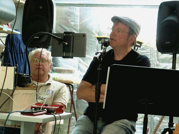 Une bien agréable Fête de la Musique a eu lieu dans le quartier de Château-Gaillard de Châtillon-sur-Seine, chez Denis Bourtequoy