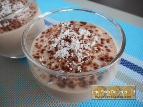 Crème dessert au Bounty