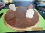 Tarte cimetière d'halloween