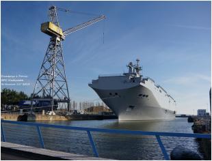 Saint Nazaire, le Vladisvostok à la bougeotte 