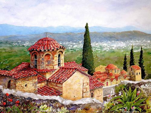Peinture de : Pantelis Zografos 
