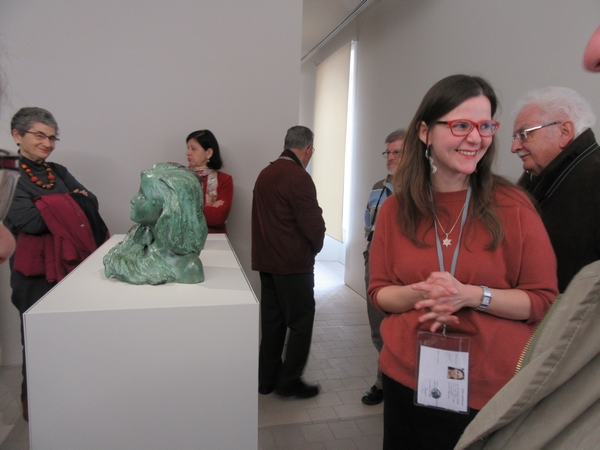 Visite du Musée de Nogent sur Seine avec l'ACC : la partie consacrée à la sculptrice Camille Claudel...