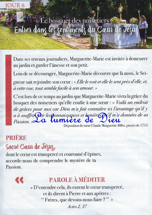 Neuvaine au Sacré Cœur (Paray le monial)