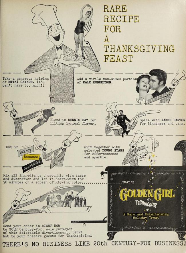 GOLDEN GIRL BOX OFFICE USA 1951