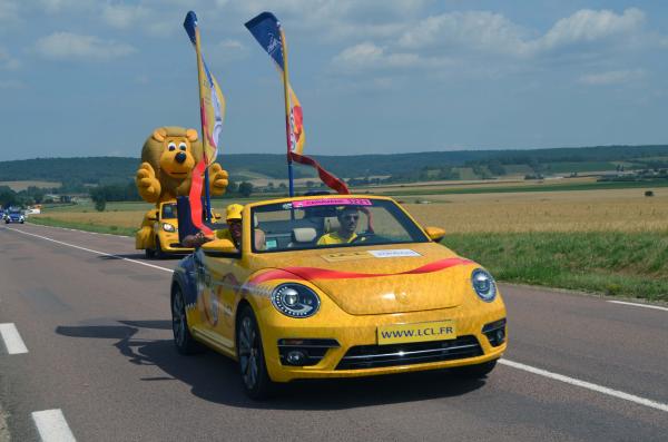 Le passage du Tour de France à Courcelles