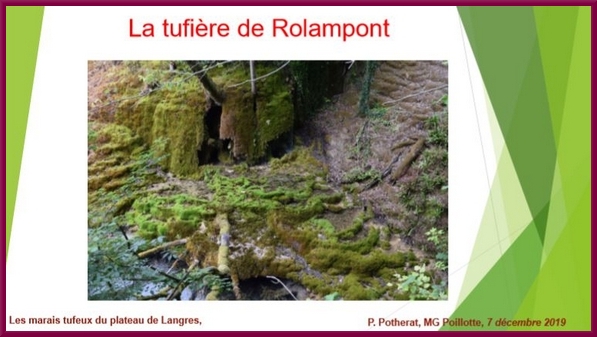 "Les marais tufeux du Plateau de Langres", une conférence proposée par la Société Mycologique du Châtillonnais