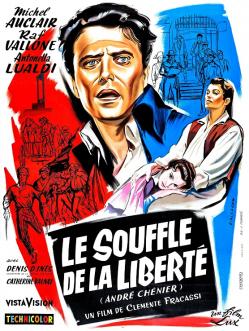 LE SOUFFLE DE LA LIBERTE BOX OFFICE FRANCE 1957 AFFICHE DE GILBERT ALLARD