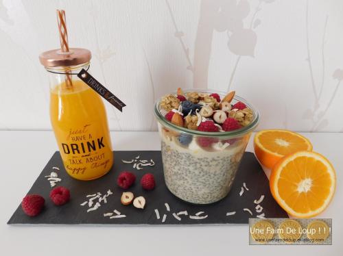 Pudding végétal aux graines de chia