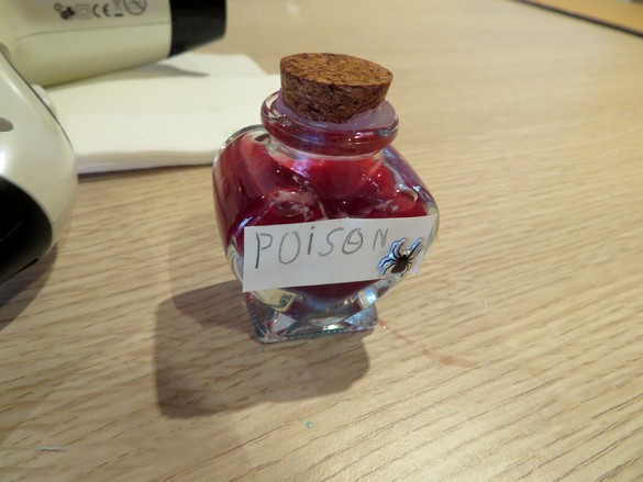 Un atelier "grimoires et potions " a ravi beaucoup de futurs jeunes "sorciers" à la médiathèque Victorine de Chastenay