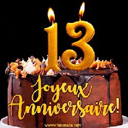 Mon blog fête ses 13 ans