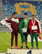 Championnat Arabe U23 Chenitef Haithem en Or sur 1500m