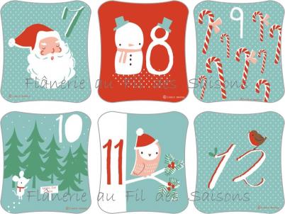 Cartonnettes Calendrier de l'Avent (2) !