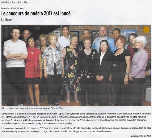 NOTRE CONCOURS DANS LA PRESSE