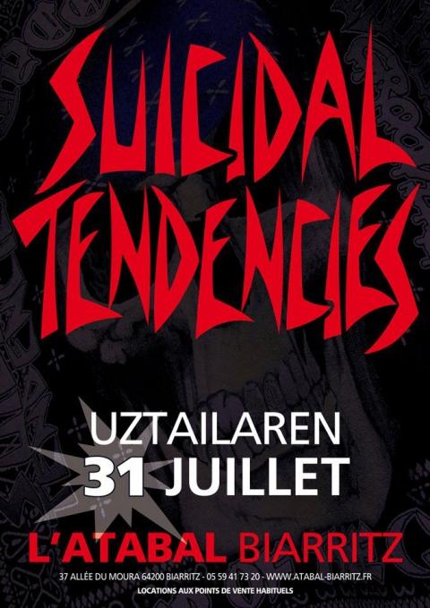 SUICIDAL TENDENCIES_L'Atabal Biarritz_31072012