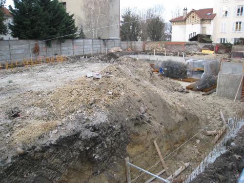 Chantier Pilar, un trou