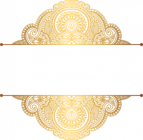 Bordures dentelle Or