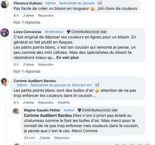 BLOOM TONS BLEUS ET BLANC