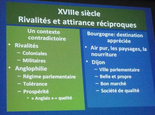 La Bourgogne et les Iles Britanniques