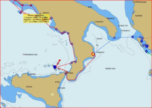 De Messine à Crotone
