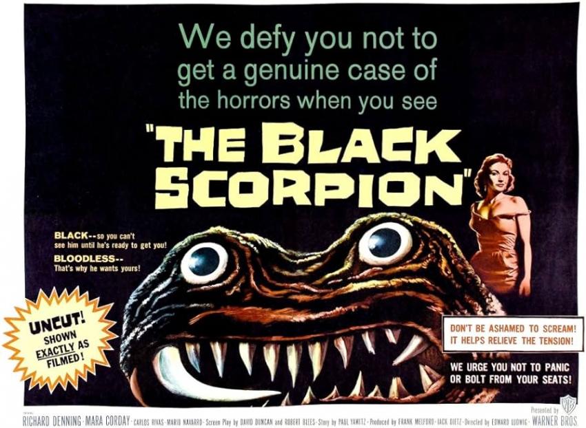 THE BLACK SCORPION BOX OFFICE USA 1957