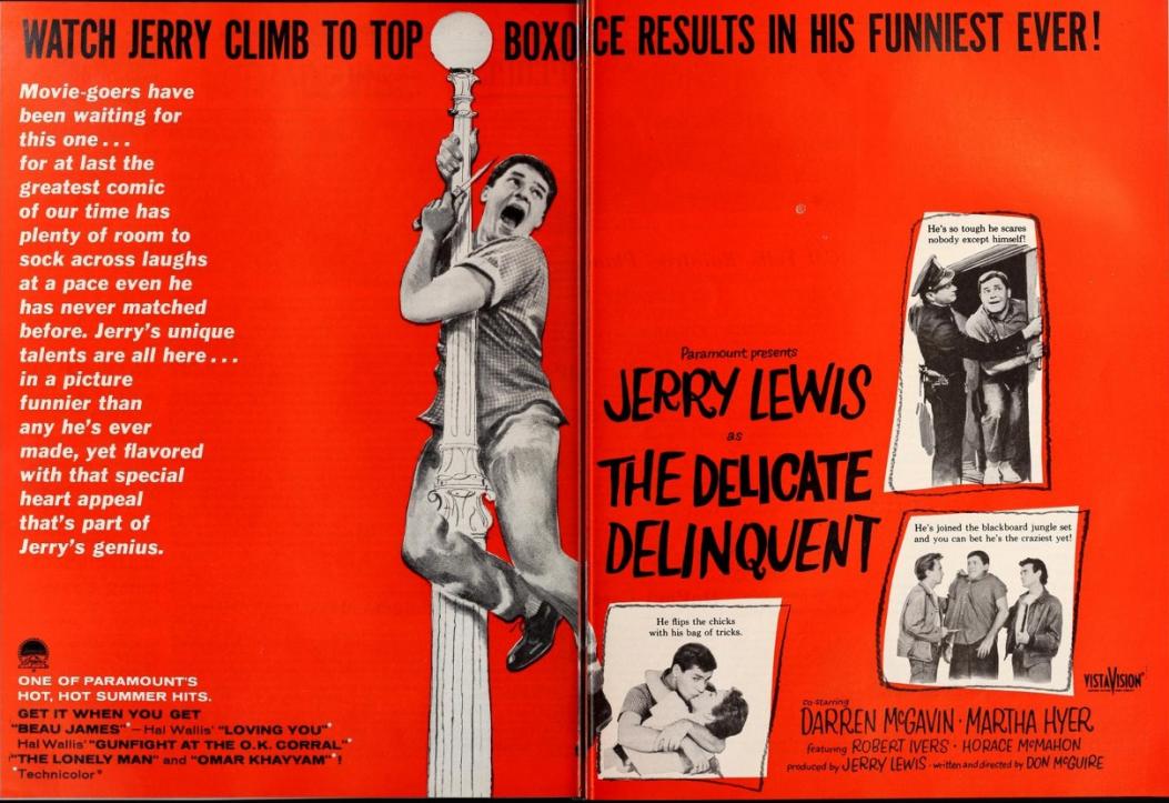 THE DELICATE DELINQUENT box office USA 1957