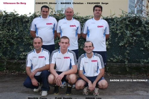 EQUIPE NATIONNALE  2011 - 2012