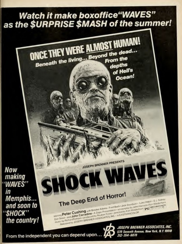 SHOCK WAVES BOX OFFICE USA 1977
